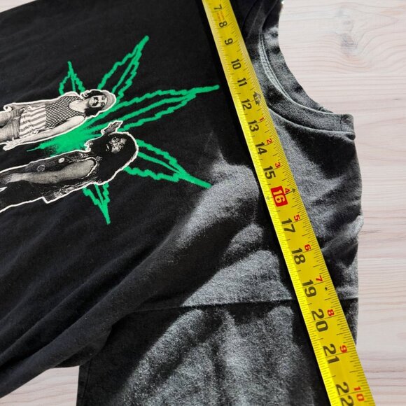 Cheech & Chong Men’s Black & Green Cotton Tee - Size M - Picture 4 of 6